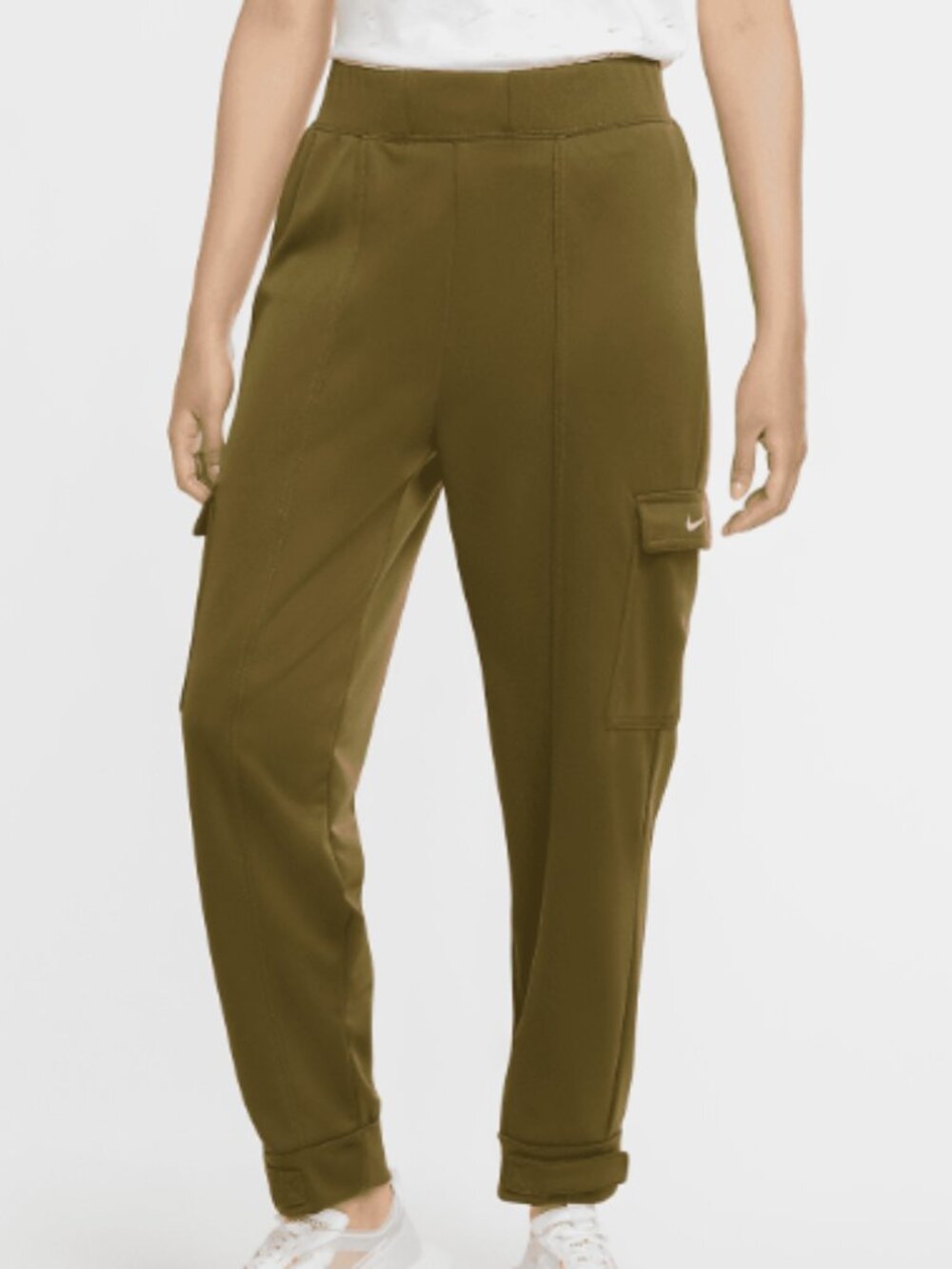 Nike Olive Cargo Jogger Pants Neon Size M